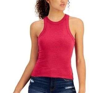 CRAVE FAMEJuniors' Racerback Tank Top high neck size L